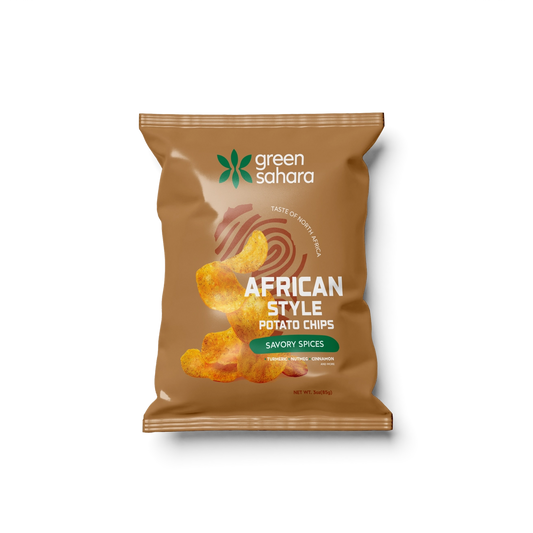 Gourmet North African Savory Spices Potato Chips